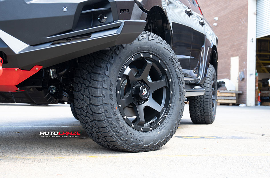 ISUZU DMAX DIESEL PHILADELPHIA MATT BLACK FONT MILLED 