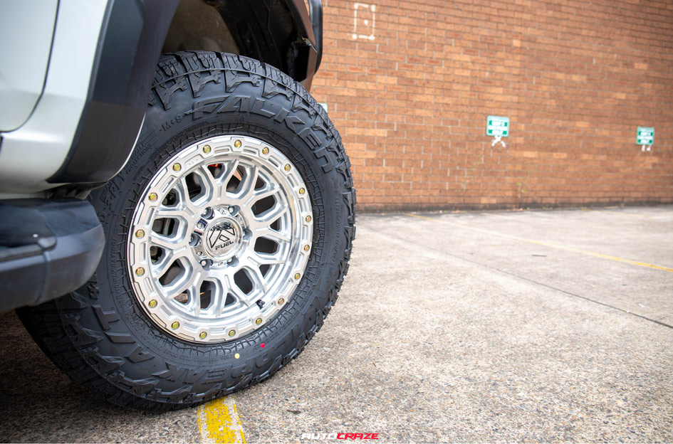 ISUZU D-MAX FUEL SURGE GLOSS SILVER MACHINED FACE