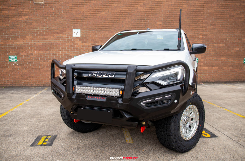 ISUZU D-MAX FUEL SURGE GLOSS SILVER MACHINED FACE