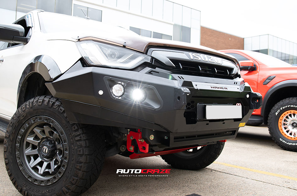 ISUZU DMAX FUEL COVERT MATTE GUN METAL BLACK RING