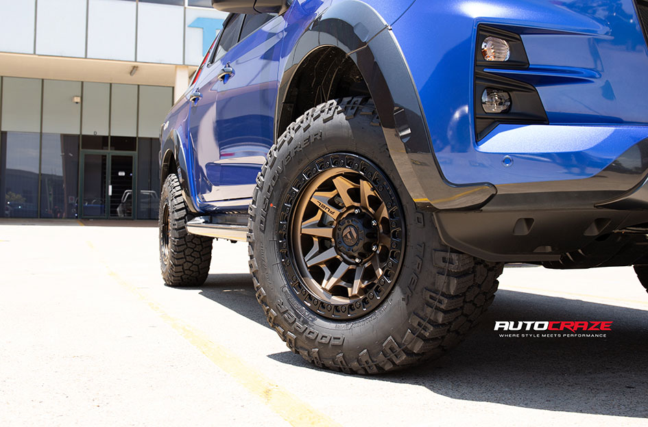 ISUZU DMAX FUEL COVERT BRONZE BLACK RING 