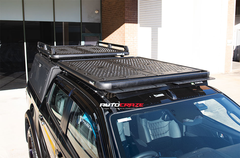 ISUZU DMAX FUEL STROKE GLOSS BLACK RED TINT