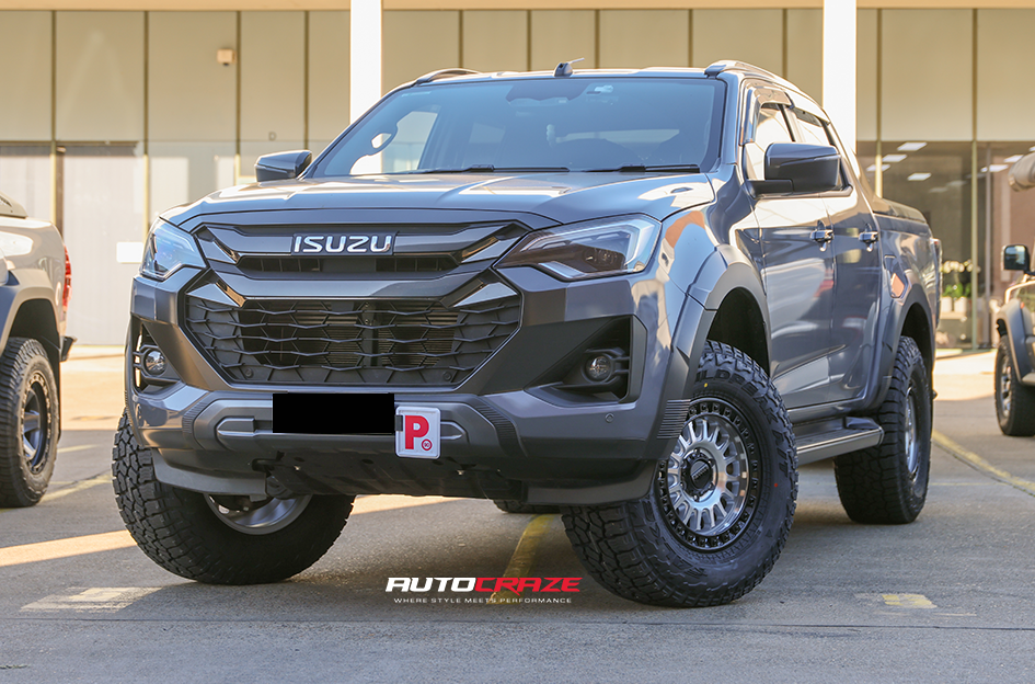 ISUZU DMAX KMC IMS MACHINED W/ BLACK LIP