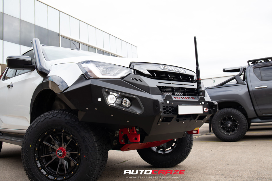 ISUZU DMAX KMC SYNC SATIN BLACK TINTED FACE