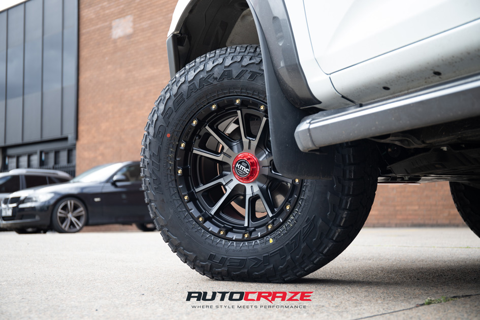 ISUZU DMAX KMC SYNC SATIN BLACK TINTED FACE