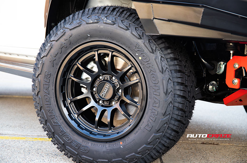 ISUZU DMAX KMC WRATH SATIN BLACK