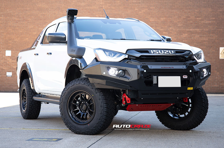 ISUZU DMAX KMC WRATH SATIN BLACK