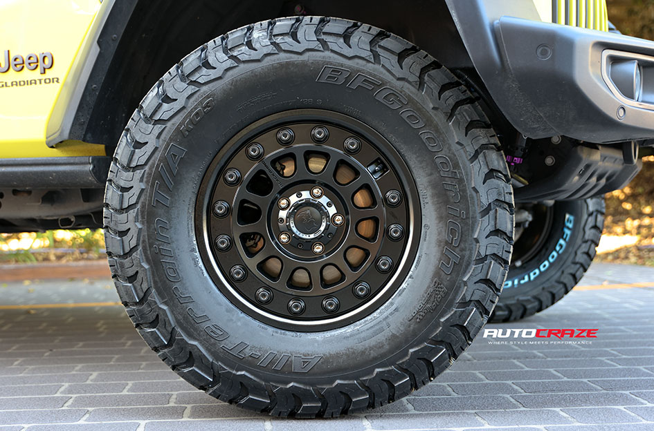 JEEP GLADIATOR BLACK RHINO OUTBACK MATTE BLACK