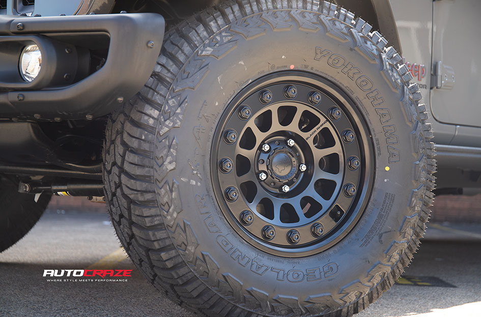 JEEP GLADIATOR BLACK RHINO OUTBACK MATTE BLACK