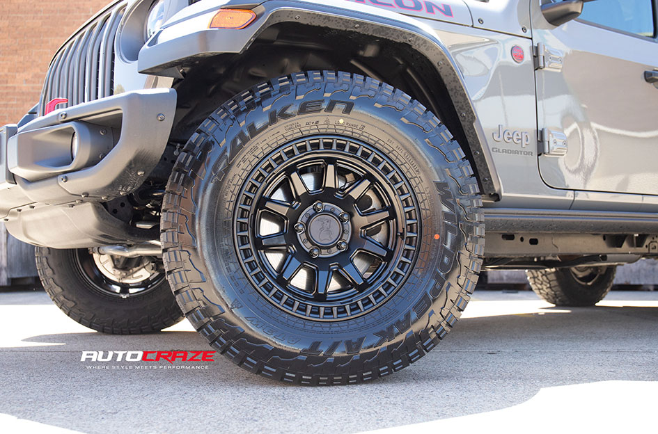JEEP GLADIATOR BLACK RHINO CALICO MATTE BLACK 