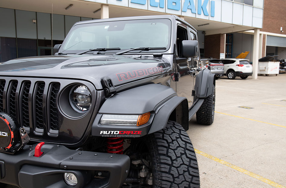 JEEP GLADIATOR FUEL CONTRA MATTE BLACK MILLED