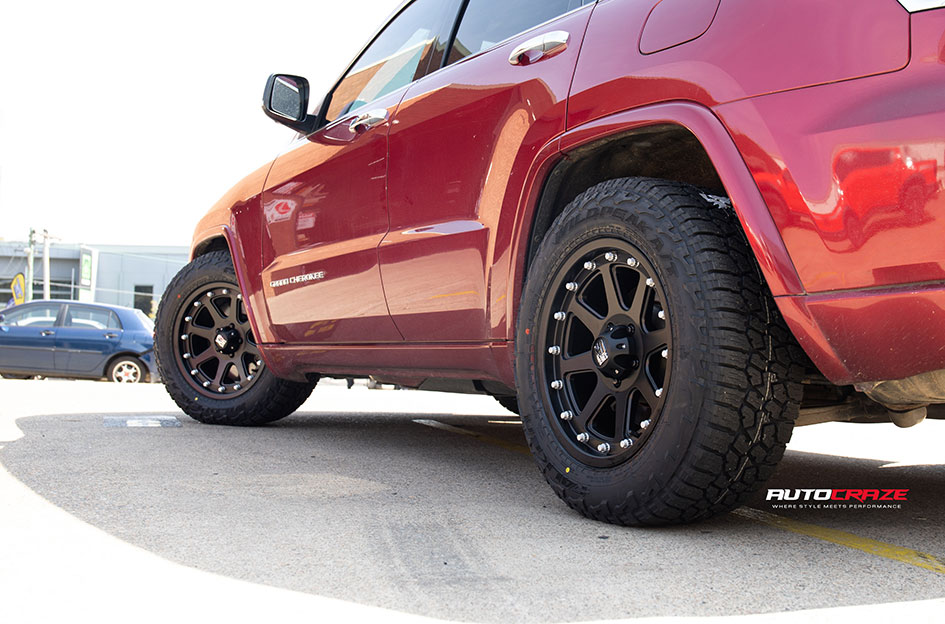 JEEP GRAND CHEROKEE KMC ADDICT XD MATTE BLACK