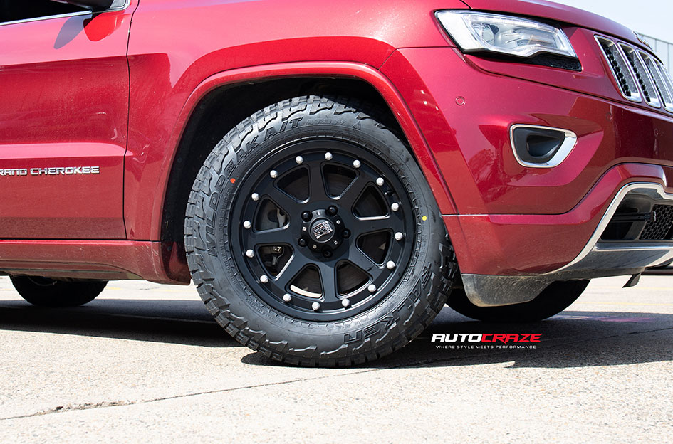 JEEP GRAND CHEROKEE KMC ADDICT XD MATTE BLACK