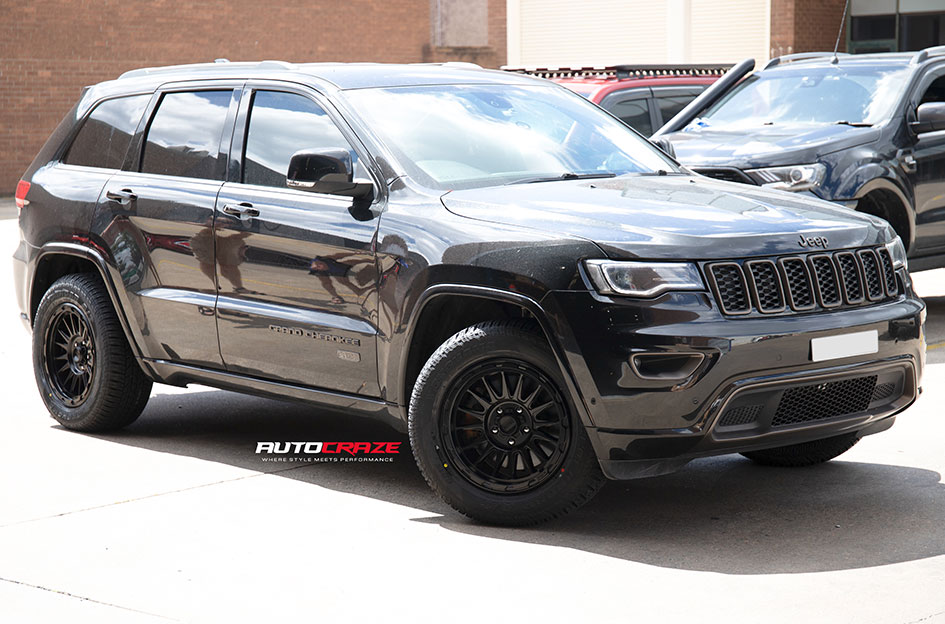 JEEP GRAND CHEROKEE KMC KM542 IMPACT SATIN BLACK 