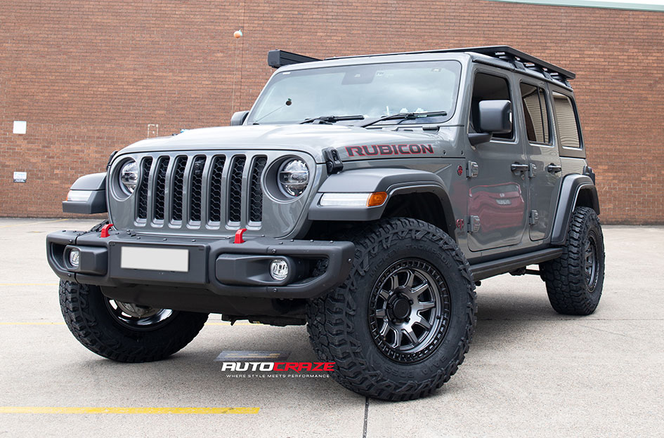 JEEP WRANGLER BLACK RHINO CALICO GUNMETAL W/ BLACK LIP