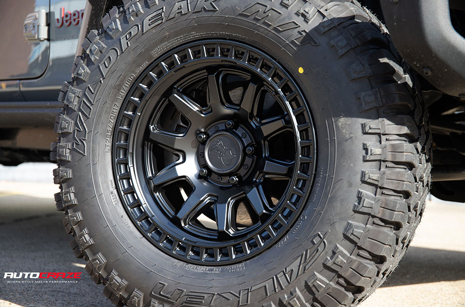 JEEP WRANGLER BLACK RHINO CALICO MATTE BLACK