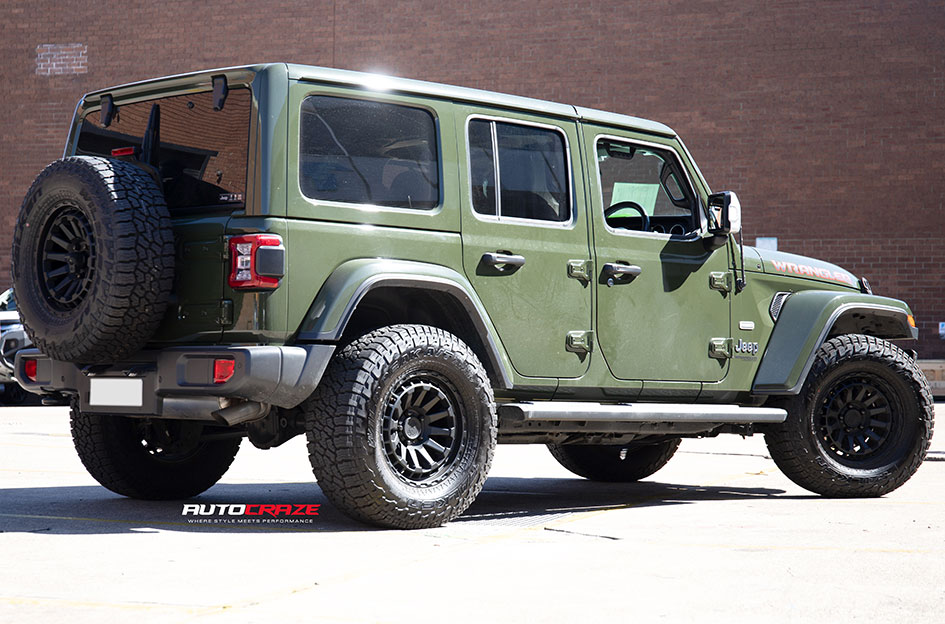 JEEP WRANGLER BLACK RHINO RAID MATTE BLACK