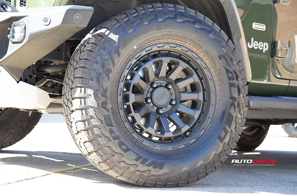 JEEP WRANGLER BLACK RHINO RAID MATTE BLACK