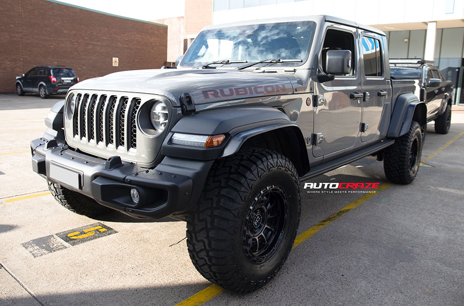 JEEP WRANGLER BLACK RHINO LEGION MATTE BLACK GREY 