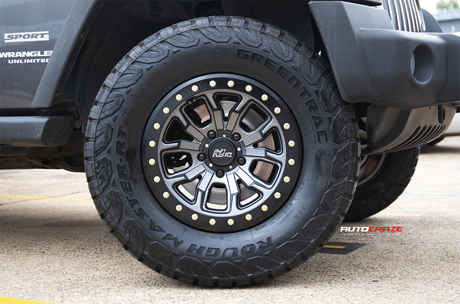 JEEP WRANGLER DIRTY LIFE DT1 SATIN GRAPHITE BLACK LIP