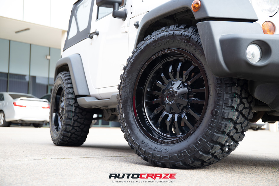 JEEP WRANGLER FUEL ARC MATTE BLACK 