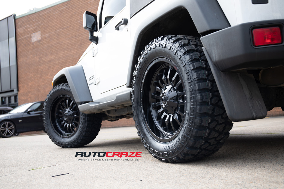 JEEP WRANGLER FUEL ARC MATTE BLACK 