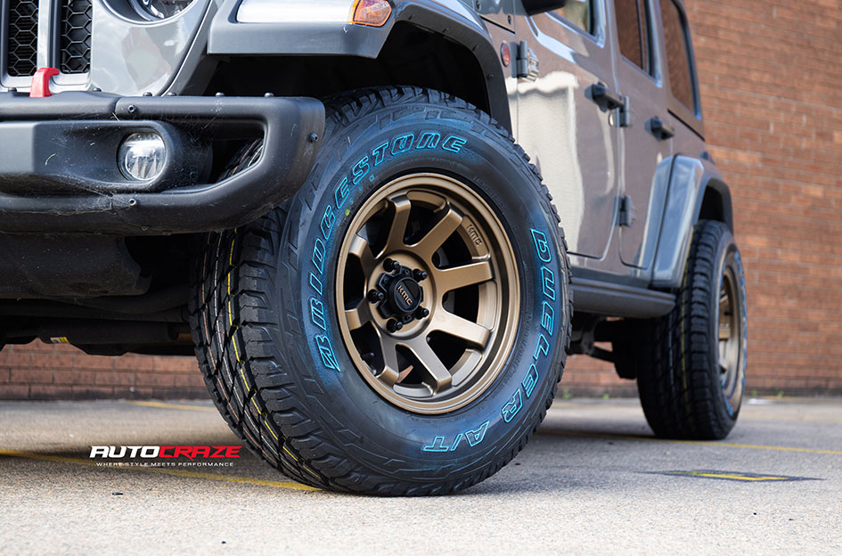 JEEP WRANGLER KMC TRAIL MATTE BRONZE