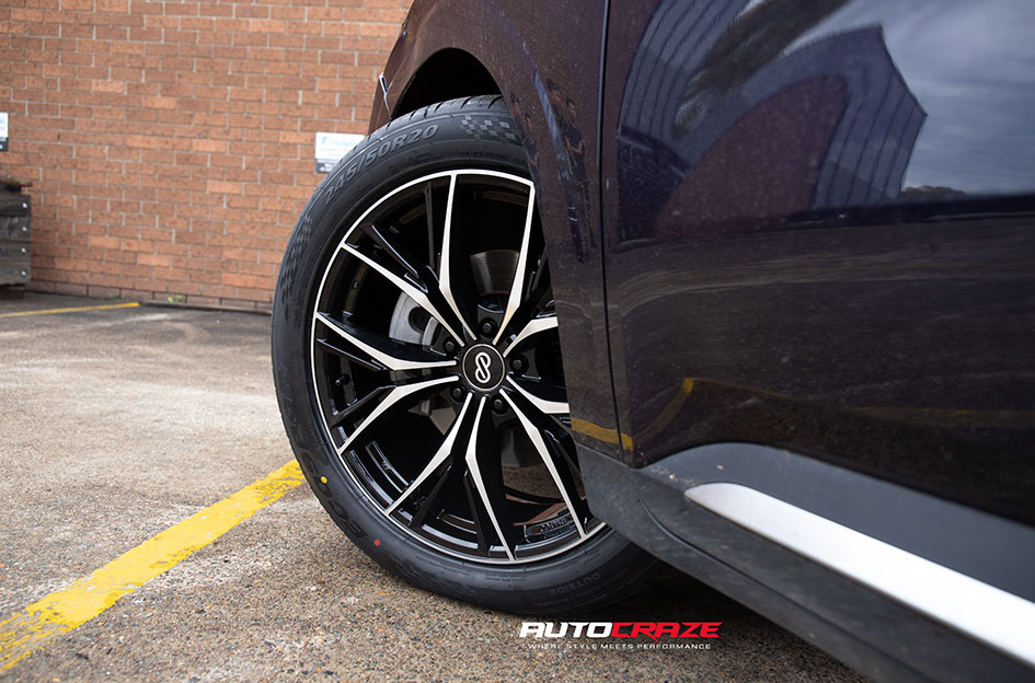 KIA CARNIVAL ENKEI SP77 GLOSS BLACK POLISHED