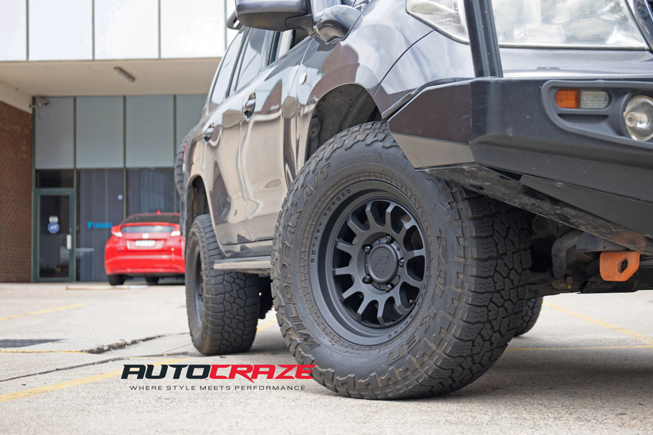 Toyota Landcruiser 200 Series Black Rhino Rapid Wheels