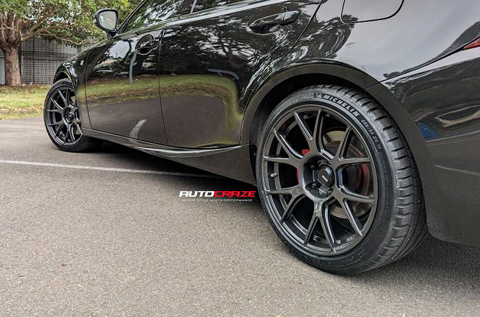LEXUS IS KONIG AMPLIFORM DARK METALLIC GRAPHITE
