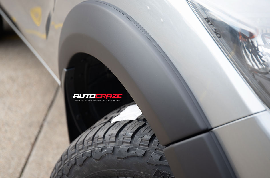 MAZDA BT-50 FUEL REBEL 6 MATTE GUNMETAL BLACK RING 