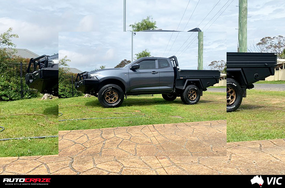 MAZDA BT-50 KMC DIRTY HARRY MATTE BRONZE 