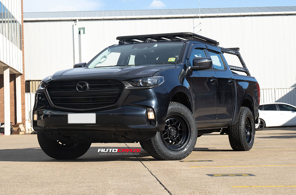 MAZDA BT50 KMC TERRA SATIN BLACK 