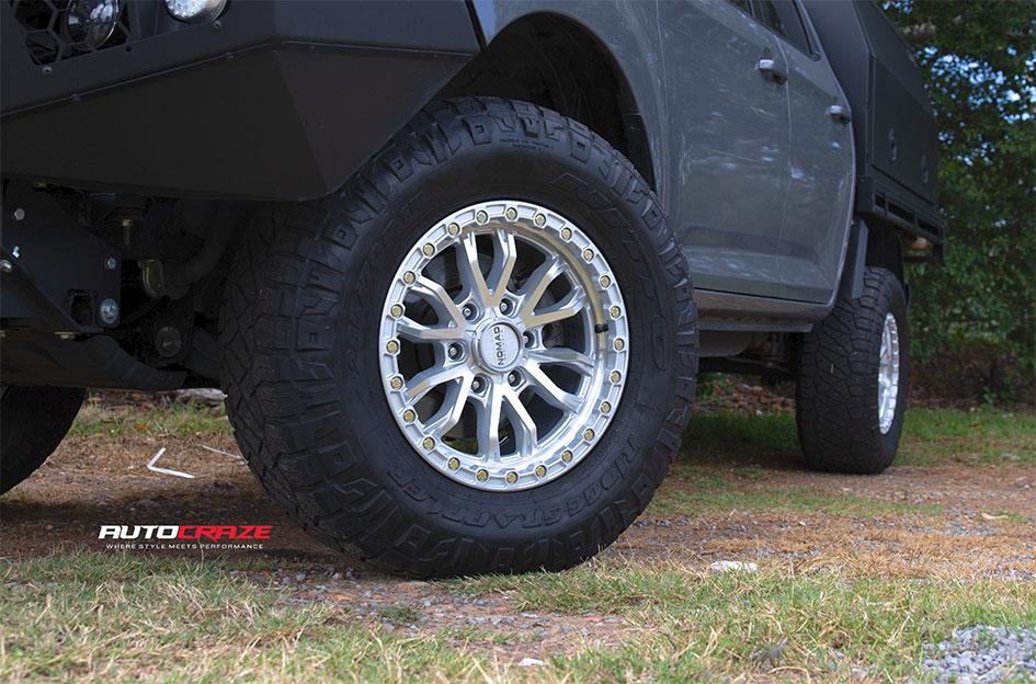 MAZDA BT-50 NOMAD N133 SILVER MACHINED FACE