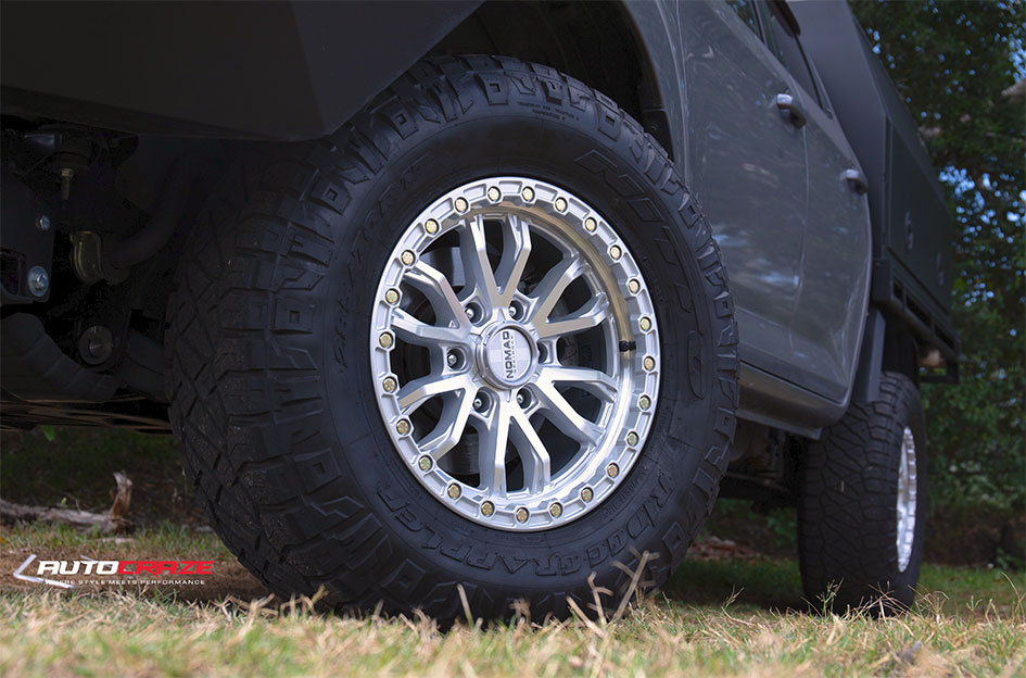 MAZDA BT-50 NOMAD N133 SILVER MACHINED FACE