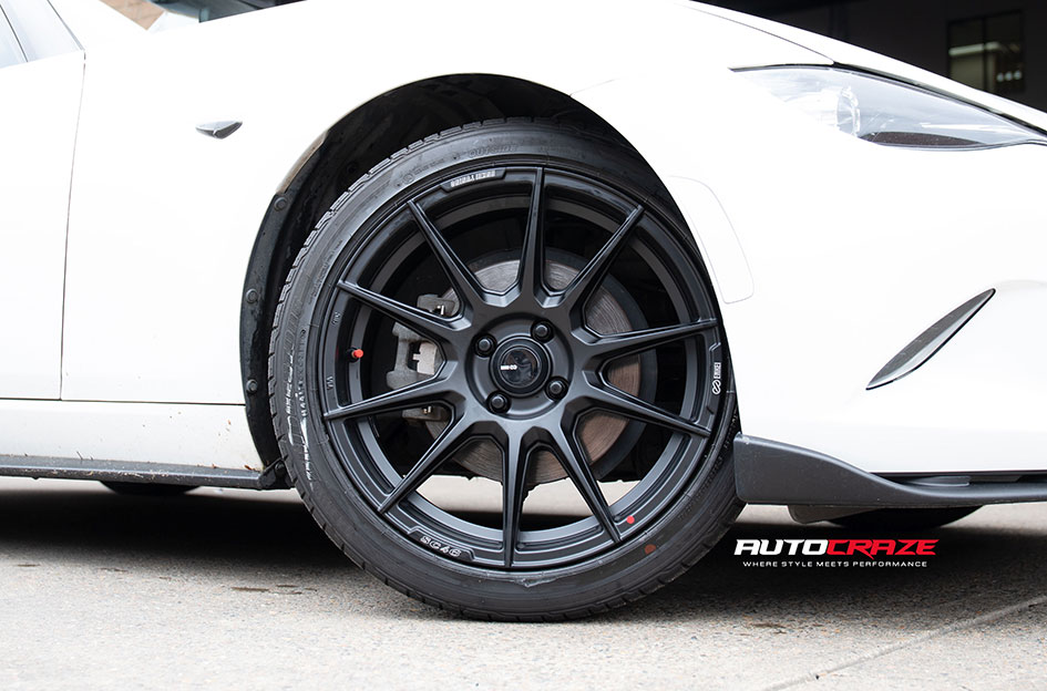 MAZDA MX-5 ENKEI SC46 MATT BLACK & MILLING