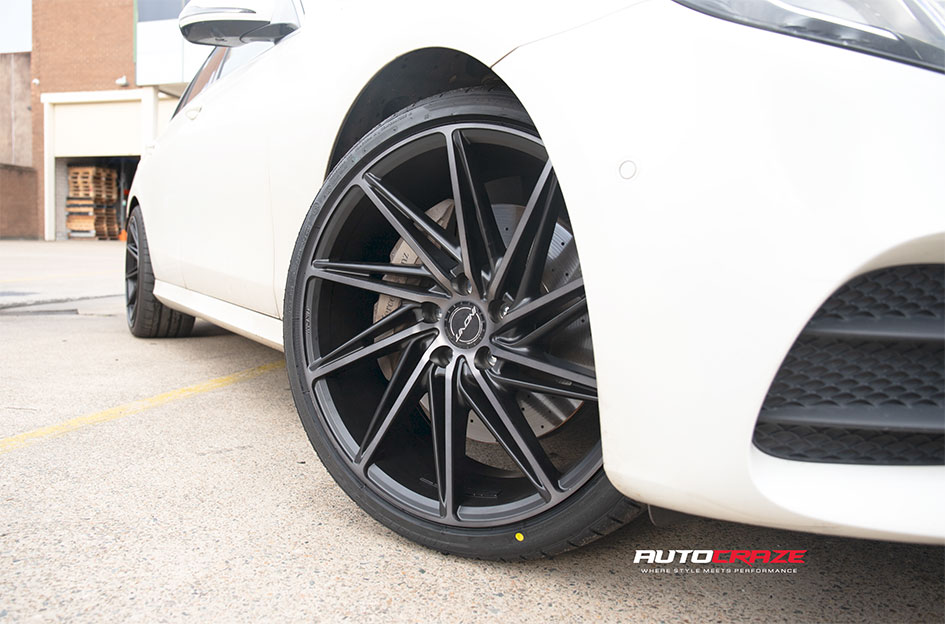 MERCEDES BENZ E CLASS INOVIT TURBINE SATIN BLACK LACQUER