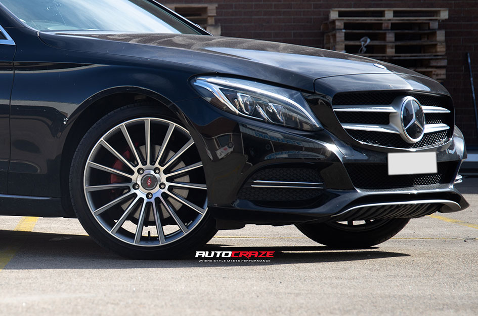 MERCEDES C-CLASS INFORGED IFG55 SILVER MACHINED FACE