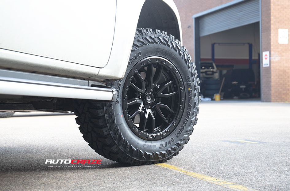 MERCEDES X-CLASS FUEL REBEL 6 MATTE BLACK 