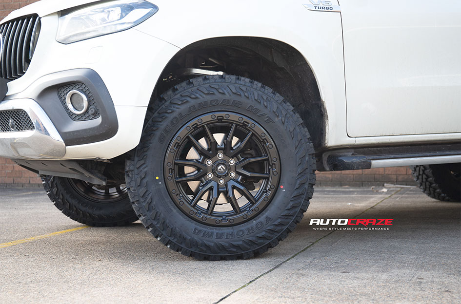 MERCEDES X-CLASS FUEL REBEL 6 MATTE BLACK 