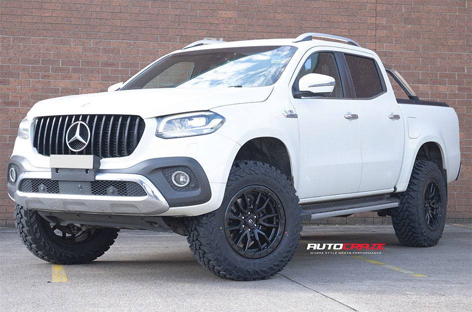 MERCEDES X-CLASS FUEL REBEL 6 MATTE BLACK 