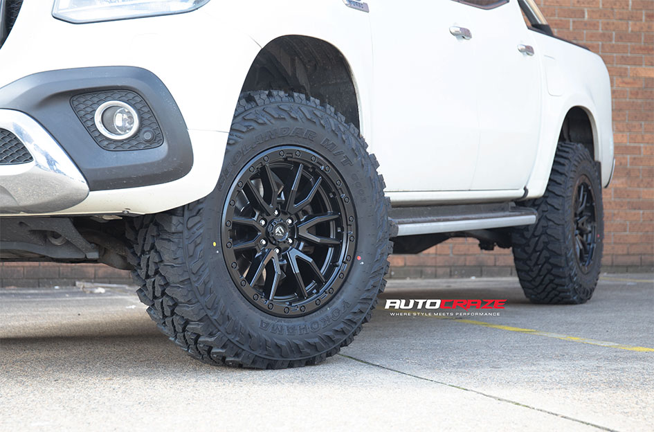MERCEDES X-CLASS FUEL REBEL 6 MATTE BLACK 