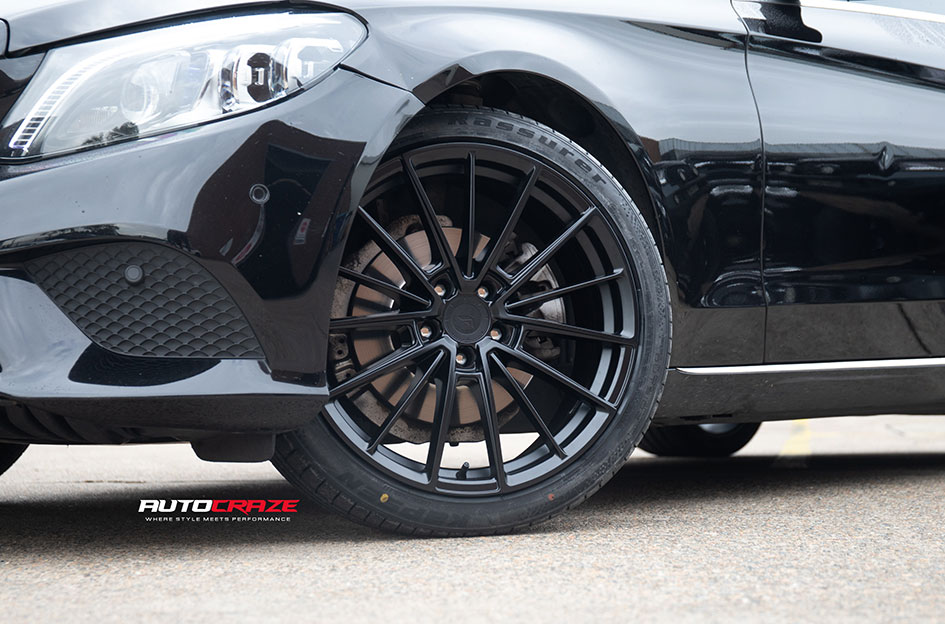 MERCEDES C CLASS FLOTEC F105 MATTE BLACK