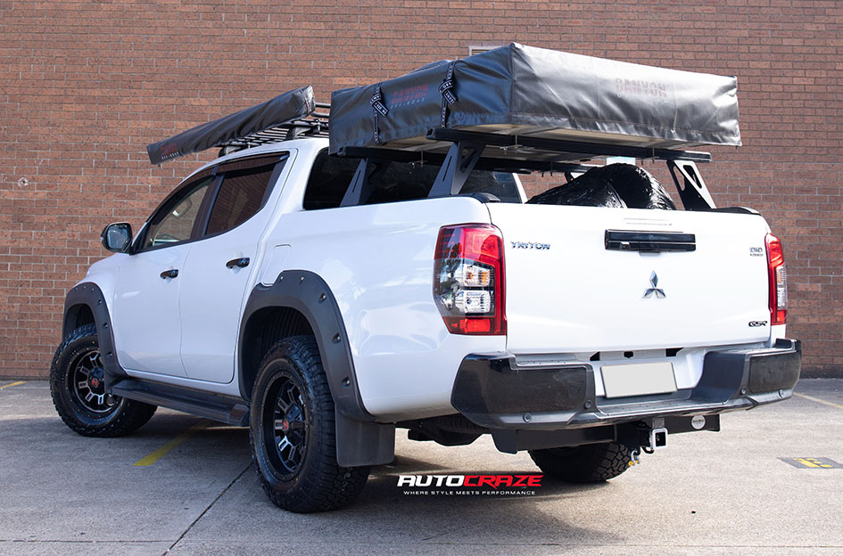 MITSUBISHI TRITON NOMAD RAMAZAN MATTE BLACK TINTED FACE