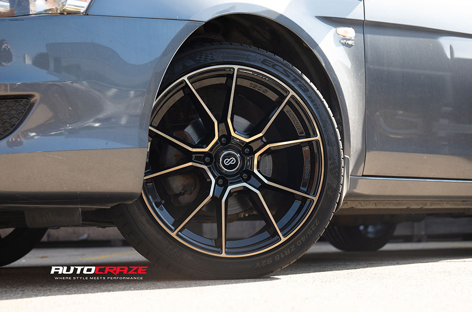 MITSUBISHI LANCER ENKEI SC51 BLACK TINT