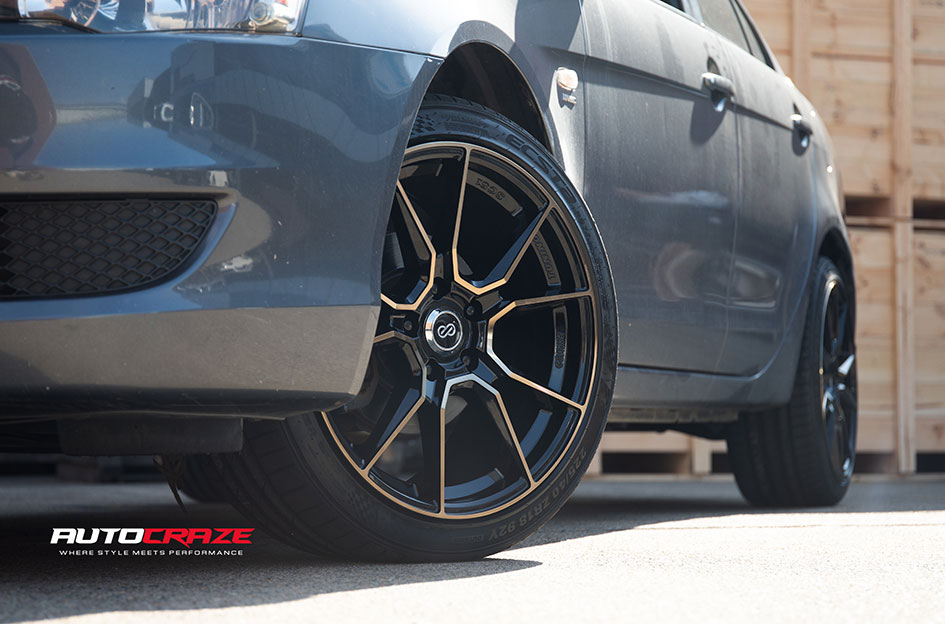MITSUBISHI LANCER ENKEI SC51 BLACK TINT
