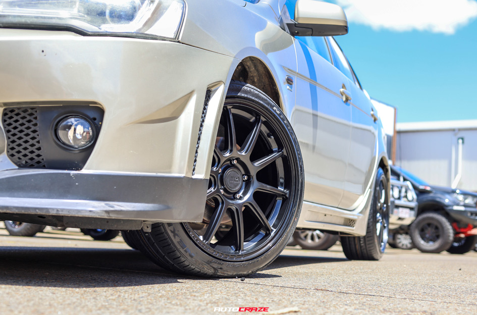 MITSUBISHI LANCER MOTEGI RACING MR140 SATIN BLACK