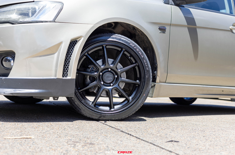 MITSUBISHI LANCER MOTEGI RACING MR140 SATIN BLACK