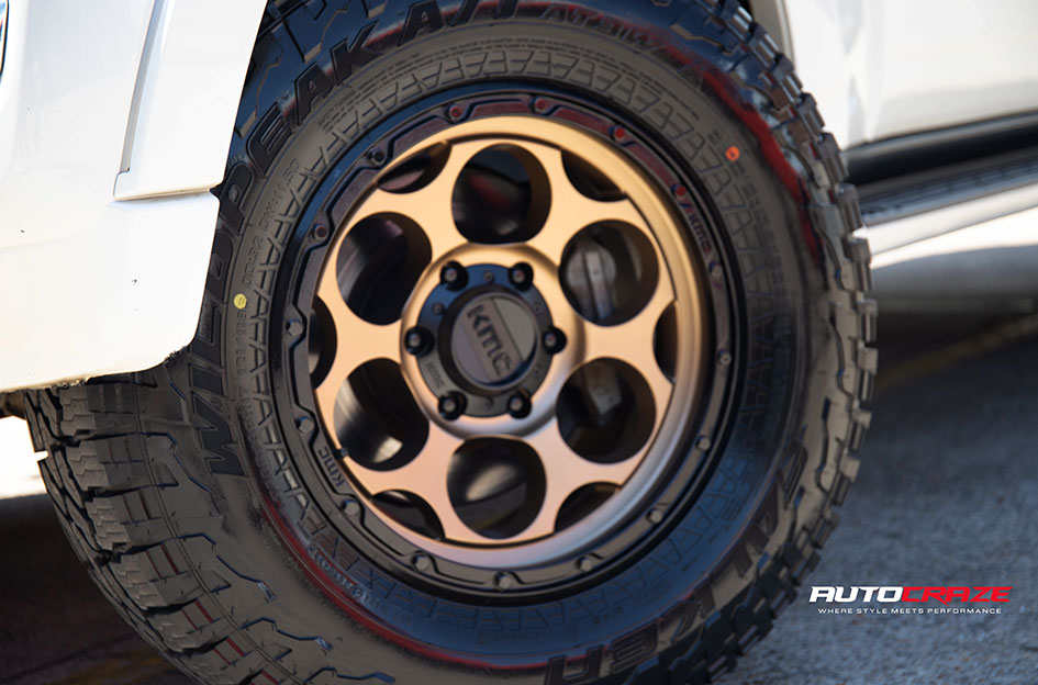 MITSUBISHI PAJERO KMC DIRTY HARRY MATTE BRONZE 