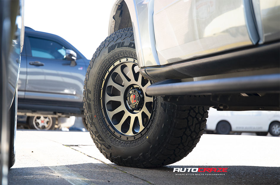 MITSUBISHI PAJERO NOMAD VICTIM GUN METAL BLACK RING
